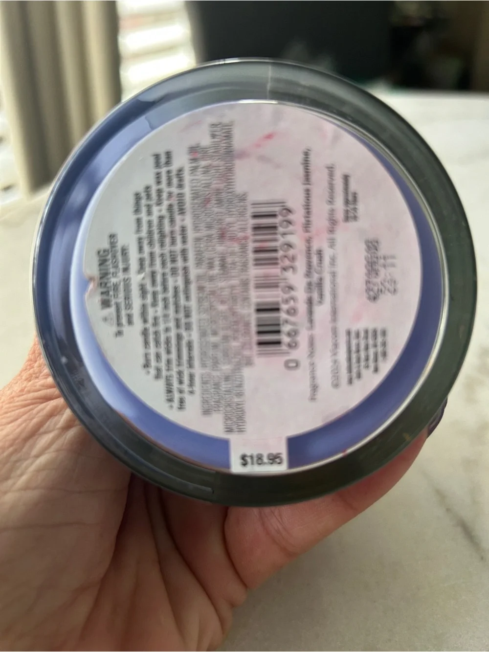 Bath & Body Works Lavender Luxe Purple Scented Candle